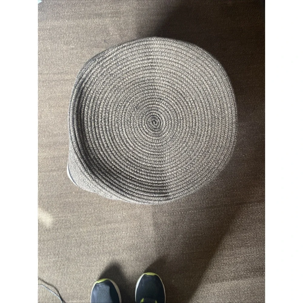 XLarge Cotton Rope Woven Laundry Basket Measurements In Photos